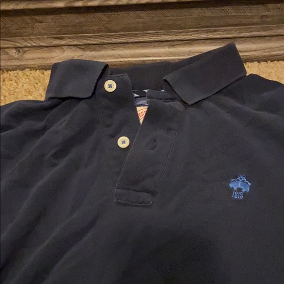 Navy blu Brooks Brothers L polo - Picture 3 of 5